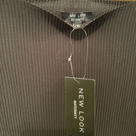 Black Maternity dress, short sleeve. Nwt. Size 10 - Picture 3 of 6